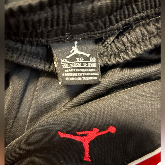 Jordan Other - Jordan Kids Black Joggers with Red Logo